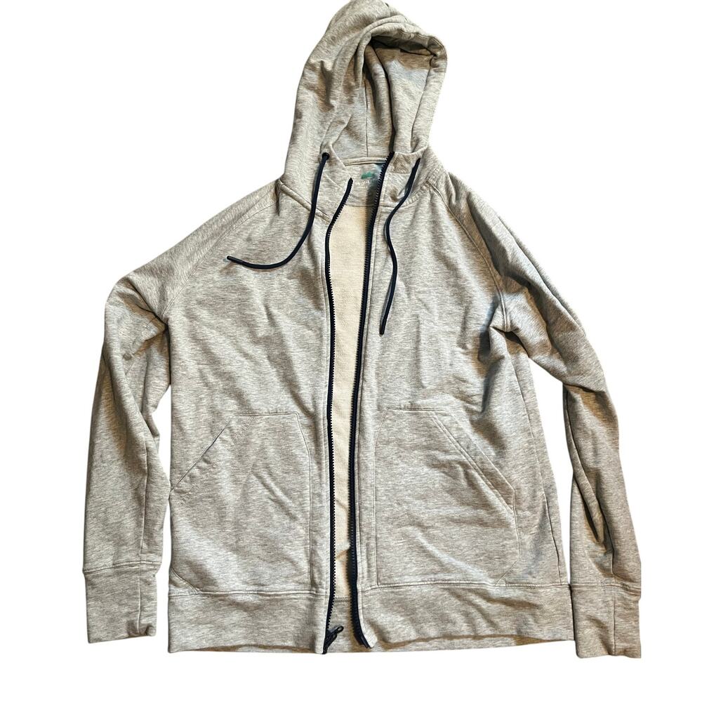 Myles active hoodie zip up grey size med